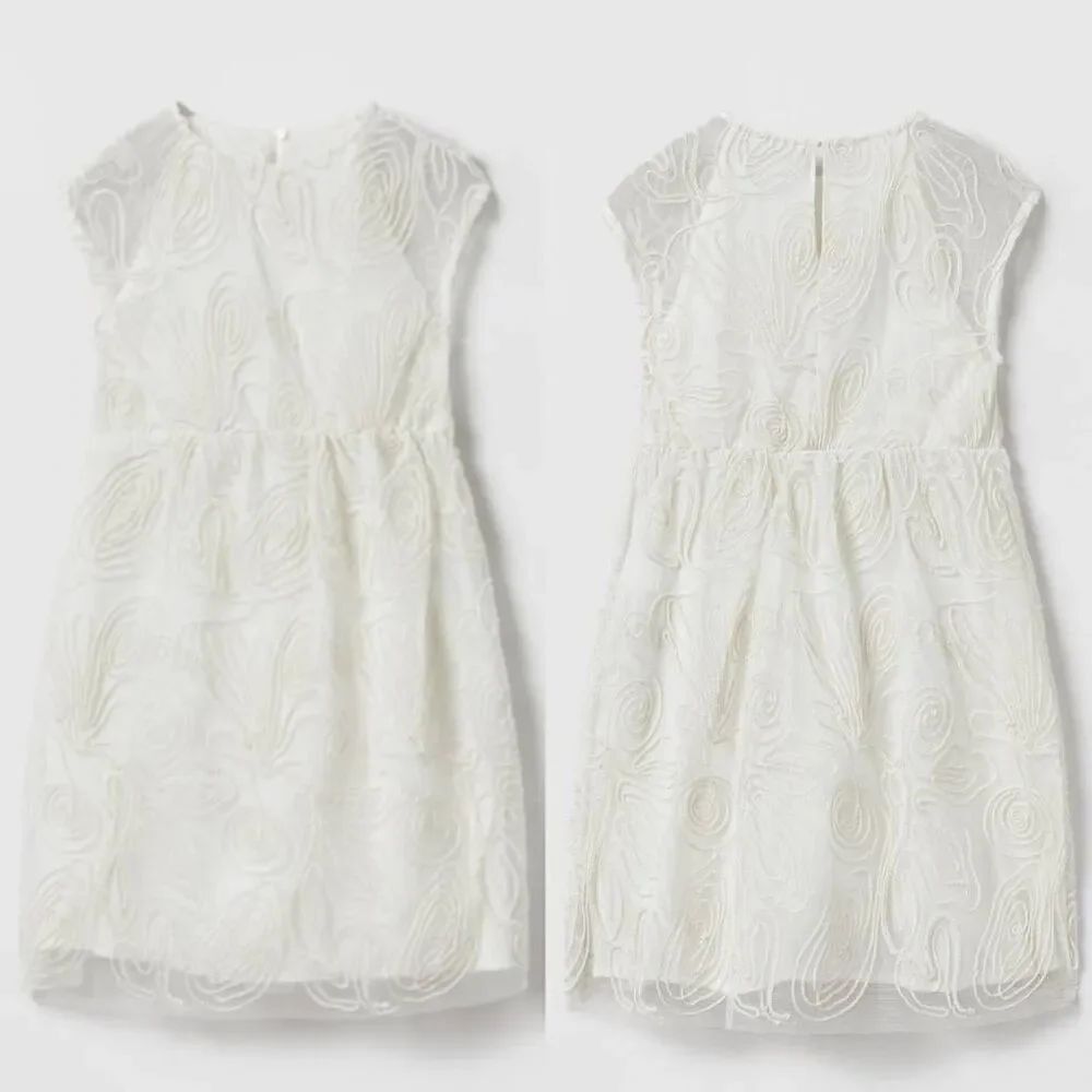 Zara Kids Girls Corded Dress 11-12 NWT